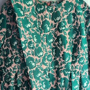 Dainty Jewells Dress, L-XL, Green and Peach